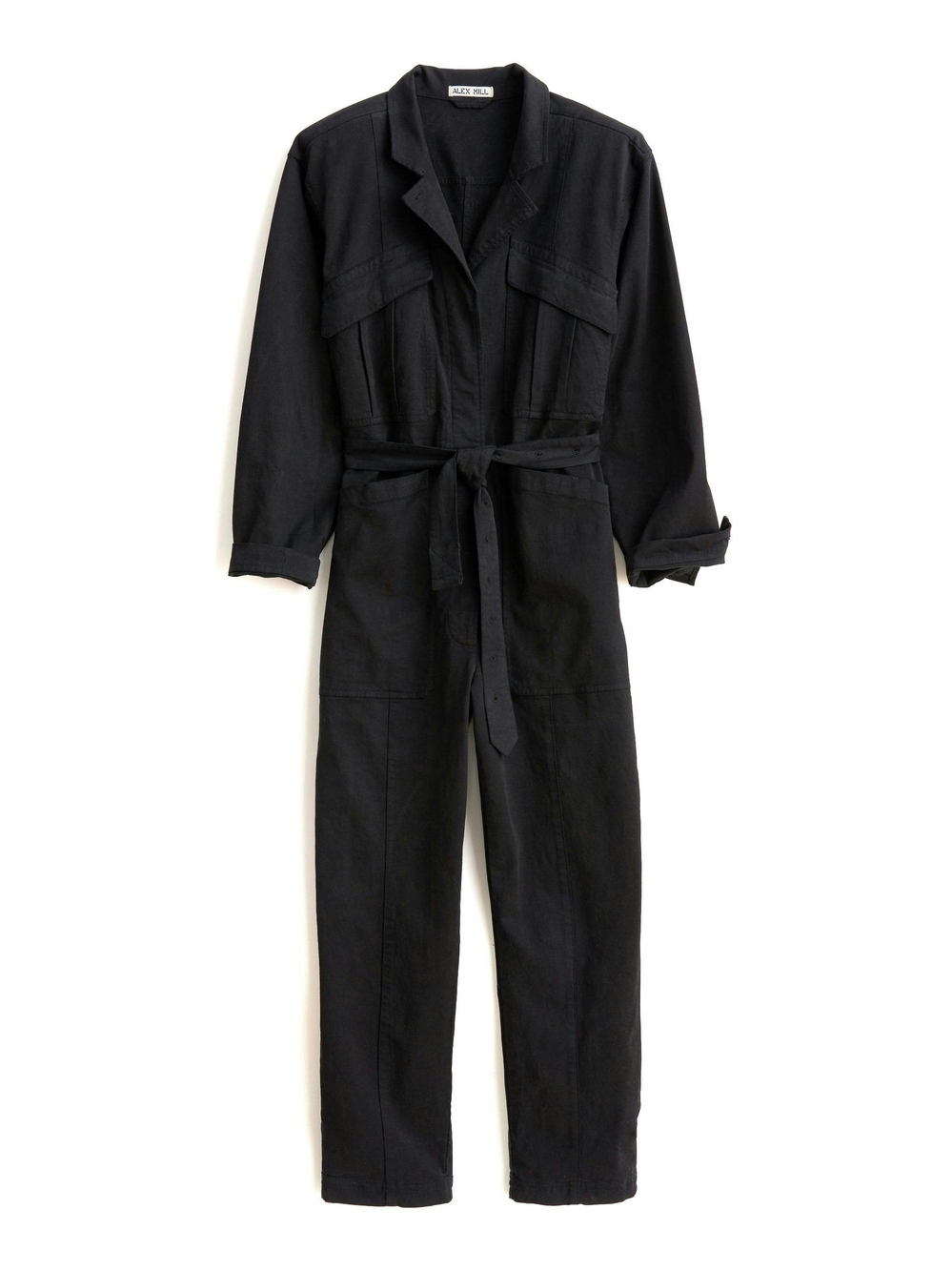 Alex Mill • Expedition Jumpsuit • Washed Twill • Black • Small